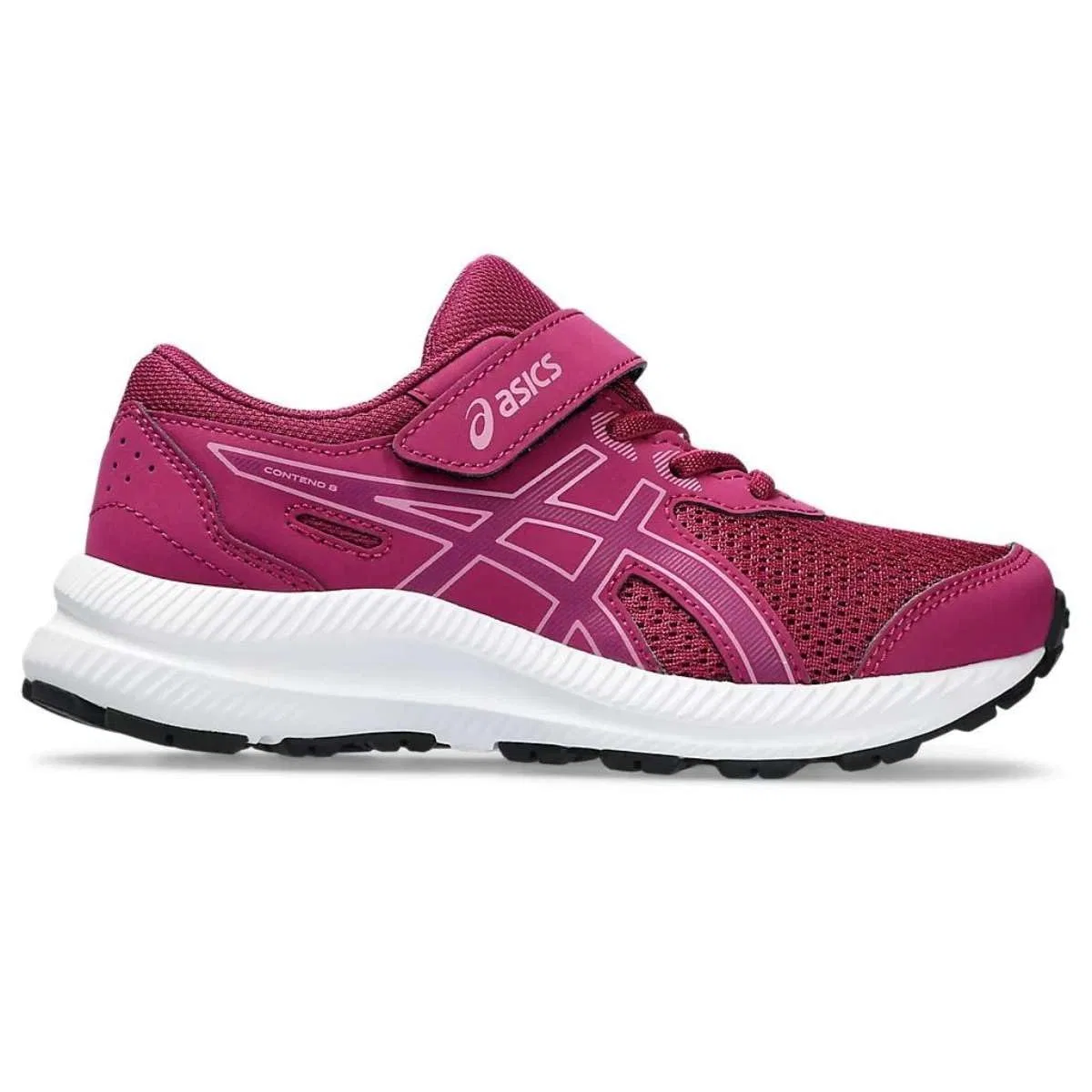 Детские кроссовки для мальчиков с липучкой Contend 8 Ps ASICS, Blackberry