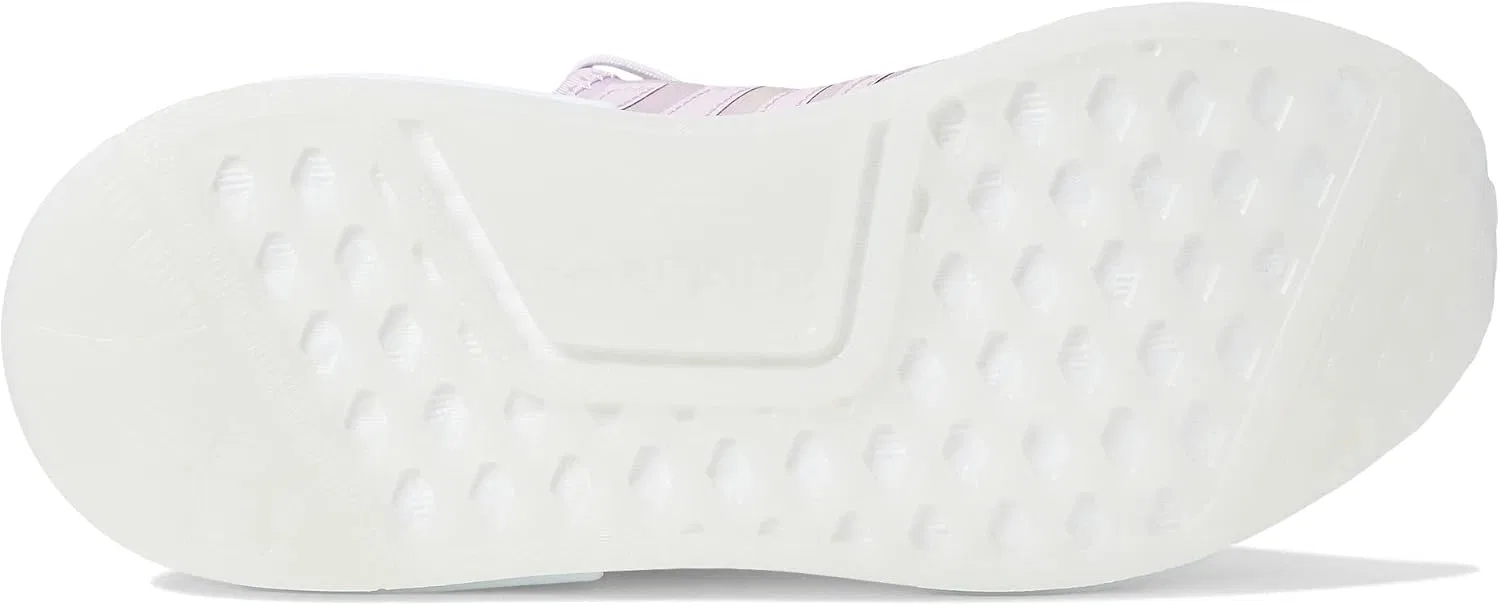 Детские кроссовки для девочек NMD R1 GS adidas, Lavender/Light Yellow/White — фото 3