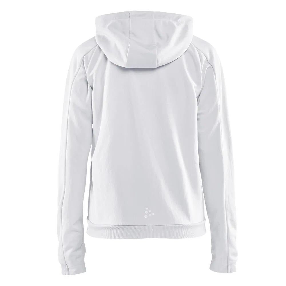 Детская тренировочная куртка с капюшоном Evolve Hood Jacket Craft, Weiss — фото 2