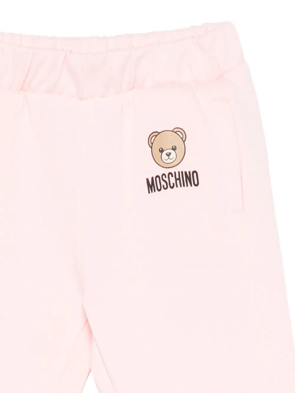 Спортивные брюки с логотипом Moschino Kids, розовый — фото 3