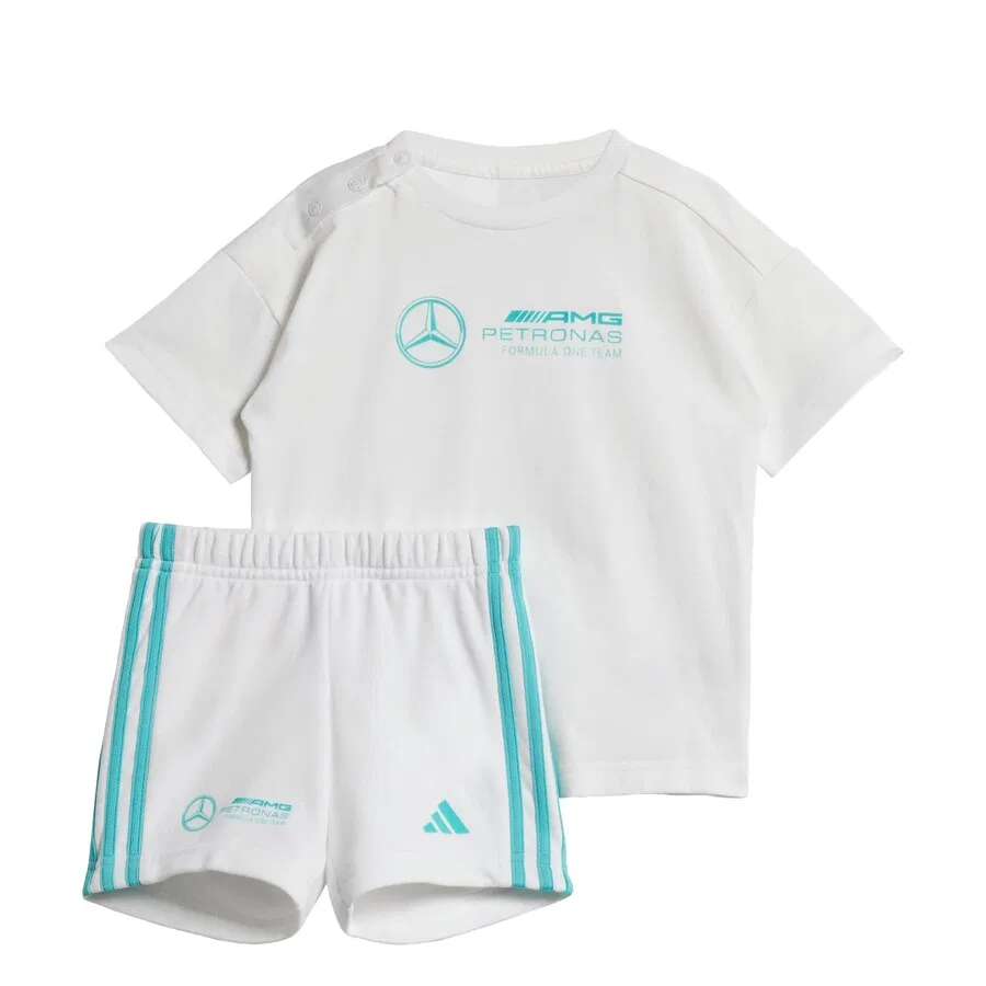 Спортивный костюм ADIDAS PERFORMANCE «Mercedes - AMG Petronas Formula One Team» белого цвета — фото 2