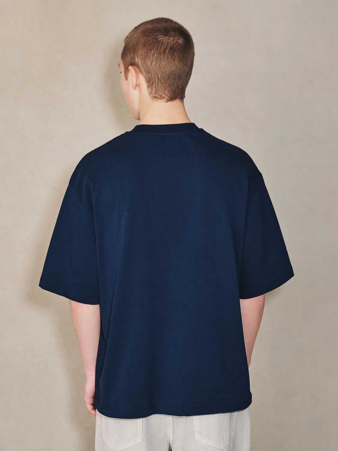 Футболка с принтом Relaxed Fit, Navy Edit Next, темно-синий — фото 4