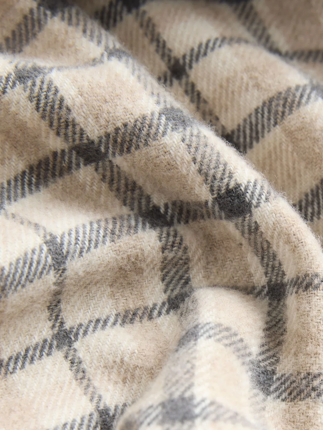 Рубашка в клетку Signature Long Sleeve Check Next, цвет Ecru — фото 2