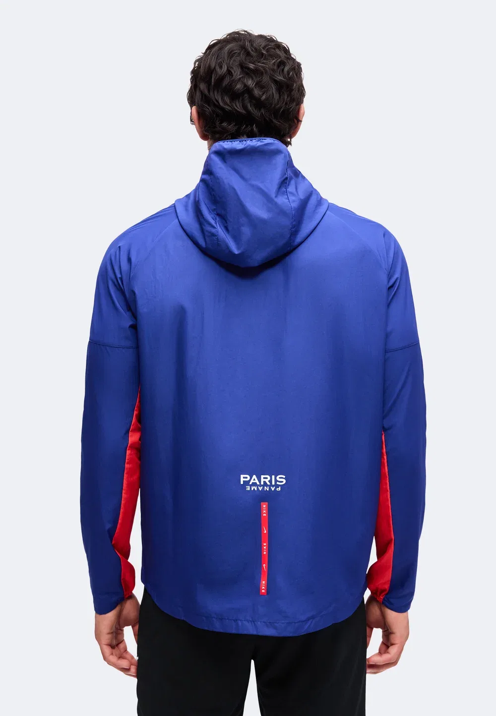 Псж бег - ветровка Nike Performance, Deep Royal Blue/Global Red/White — фото 3