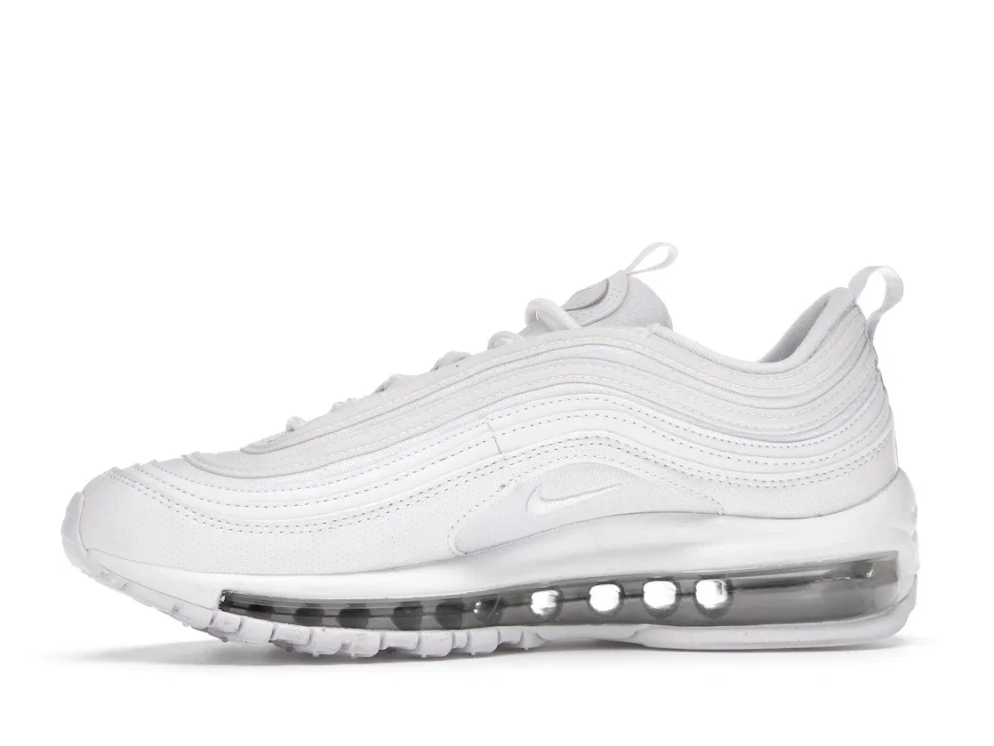 Детские кроссовки с полной амортизацией Nike Air Max 97, White/Metallic Silver — фото 3