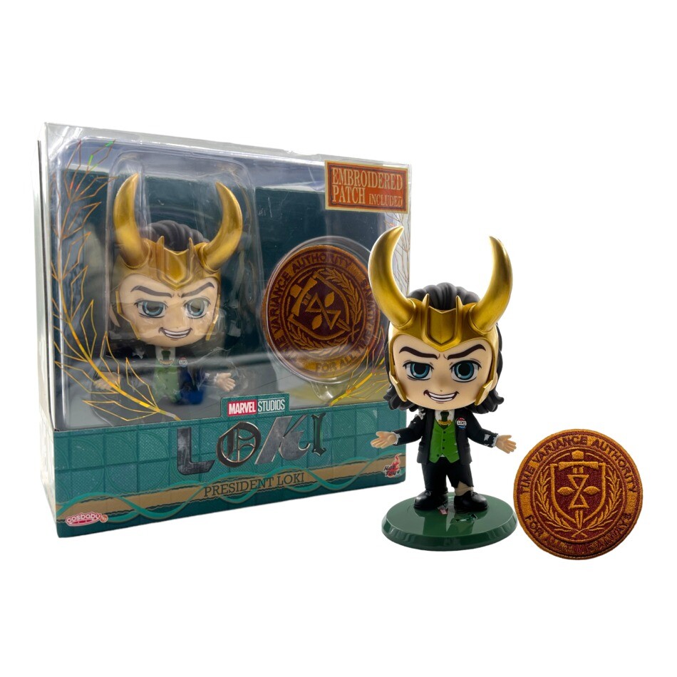 

Фигурка Hot Toys Loki – Loki (President) Cosbaby (S) Bobble-head COSB875, 10 см