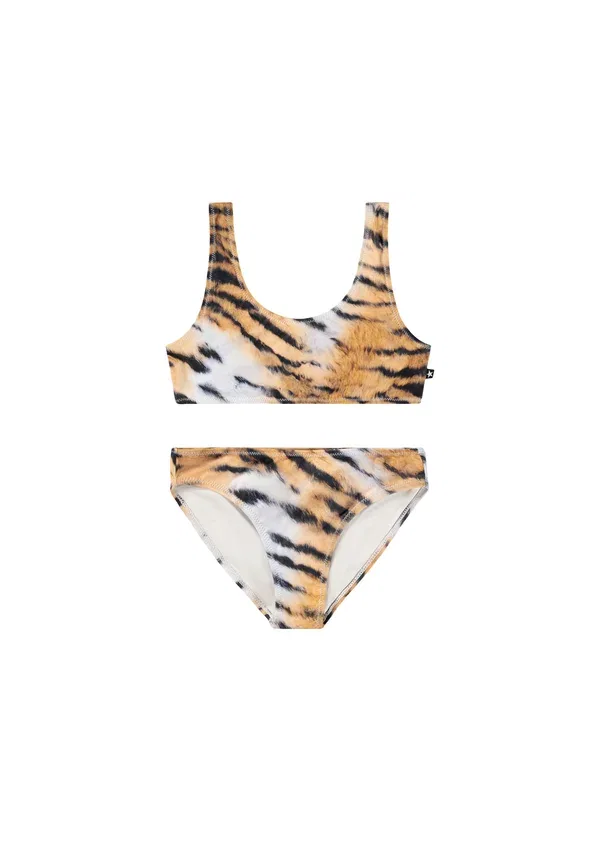Купальник комплект с принтом Animal print Nola set Molo, Light Brown, светло-коричневый — фото 2