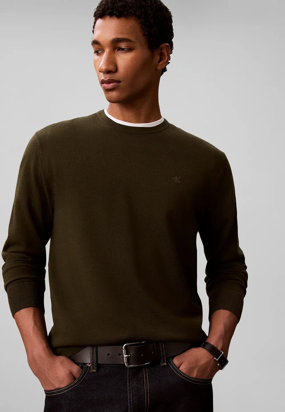 Джемпер Calvin Klein, Olive Night