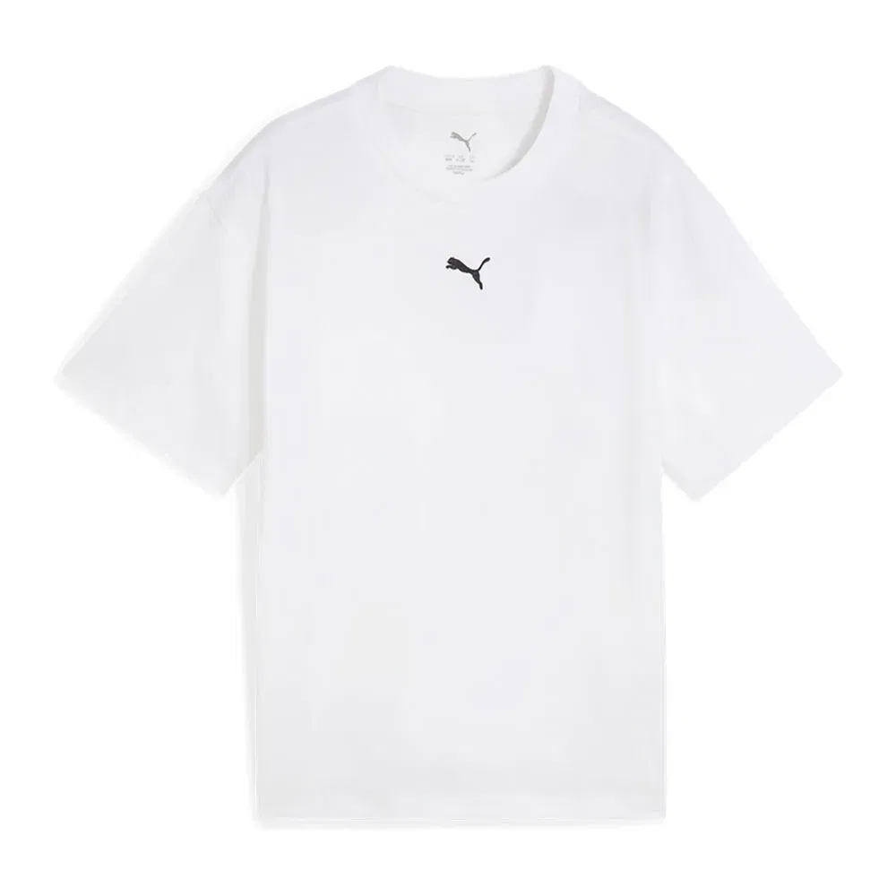 Футболка свободного кроя Puma Ess Boxy short sleeve T-shirt, белый