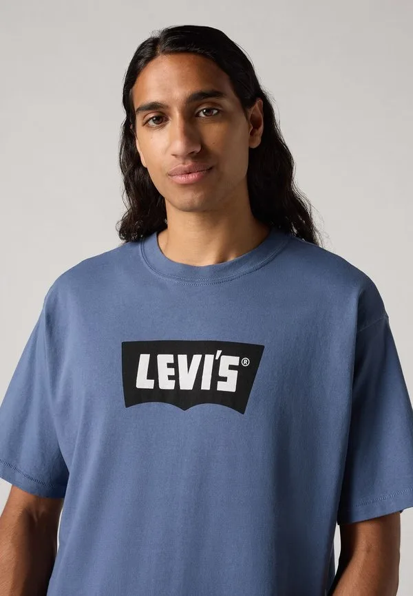 Винтажная футболка с графическим принтом Levi'S, Vtg Bw Logo Four Vintage Indigo — фото 4