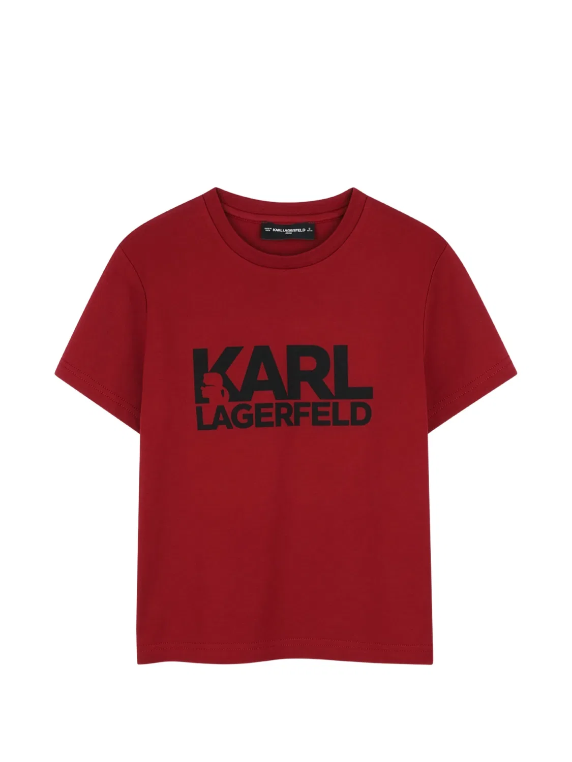 Футболка с логотипом Karl Lagerfeld Kids, красный