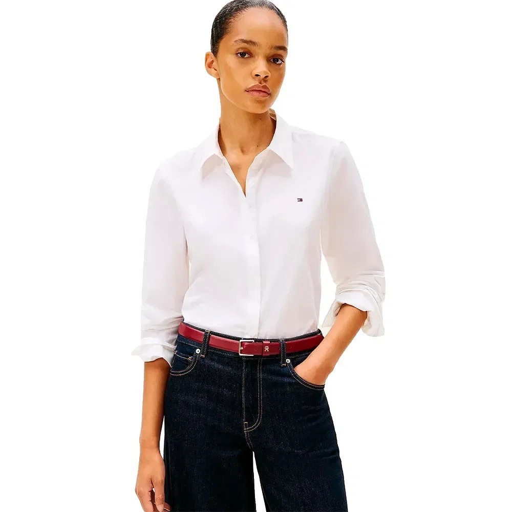 Рубашка длинный рукав Regular Fit Tommy Hilfiger, белый