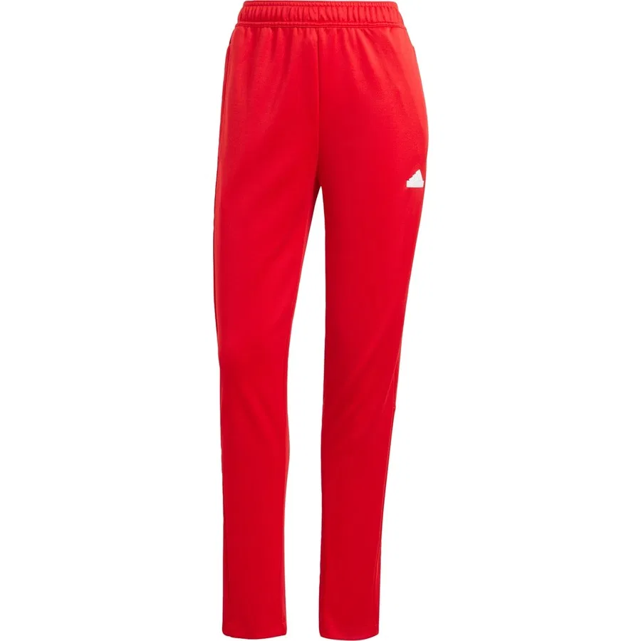 Спортивные брюки с зауженным кроем и 3 полосами Tiro Cut 3-Stripes Track Pants adidas, Красно-белый — фото 2