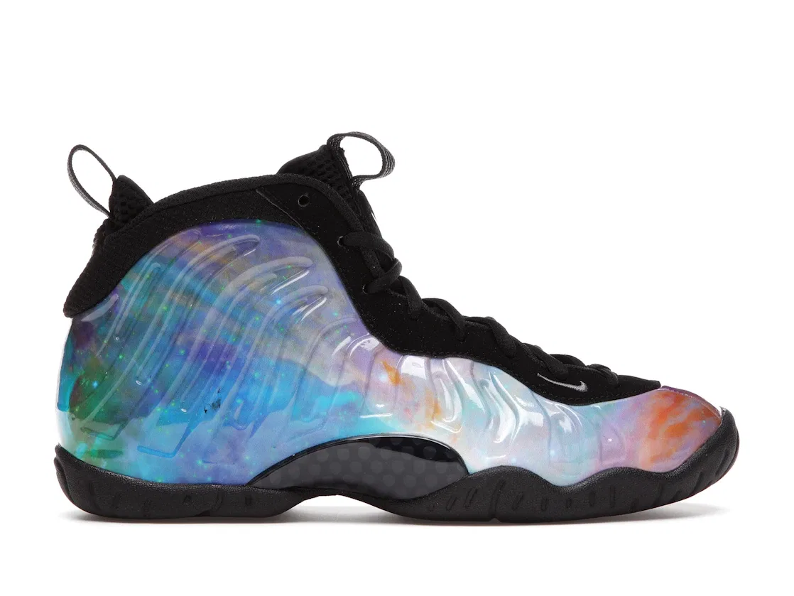 Детские кроссовки с принтом Nike Air Foamposite One Big Bang, Team Orange/Dark Grey-Black