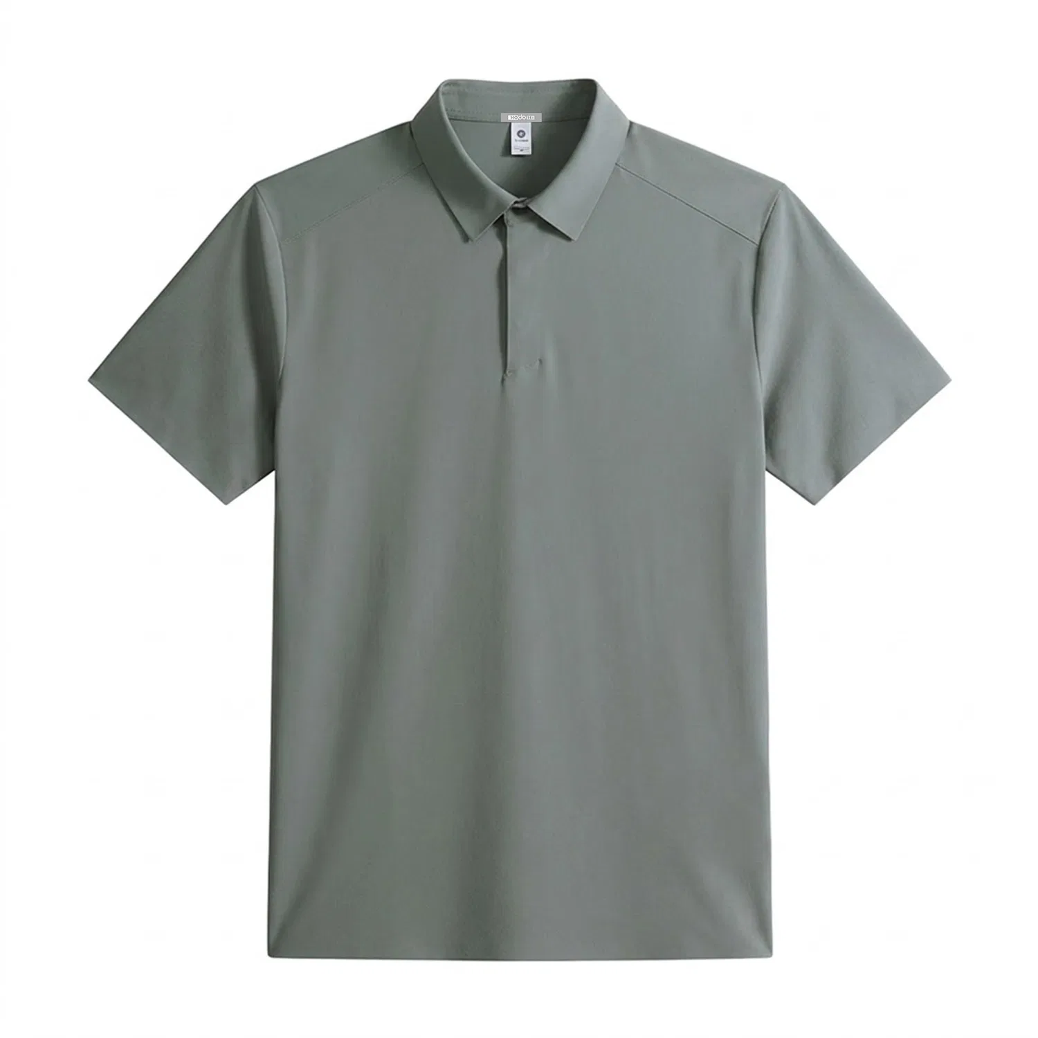 Детское поло с длинным рукавом Red bean, Gray Green