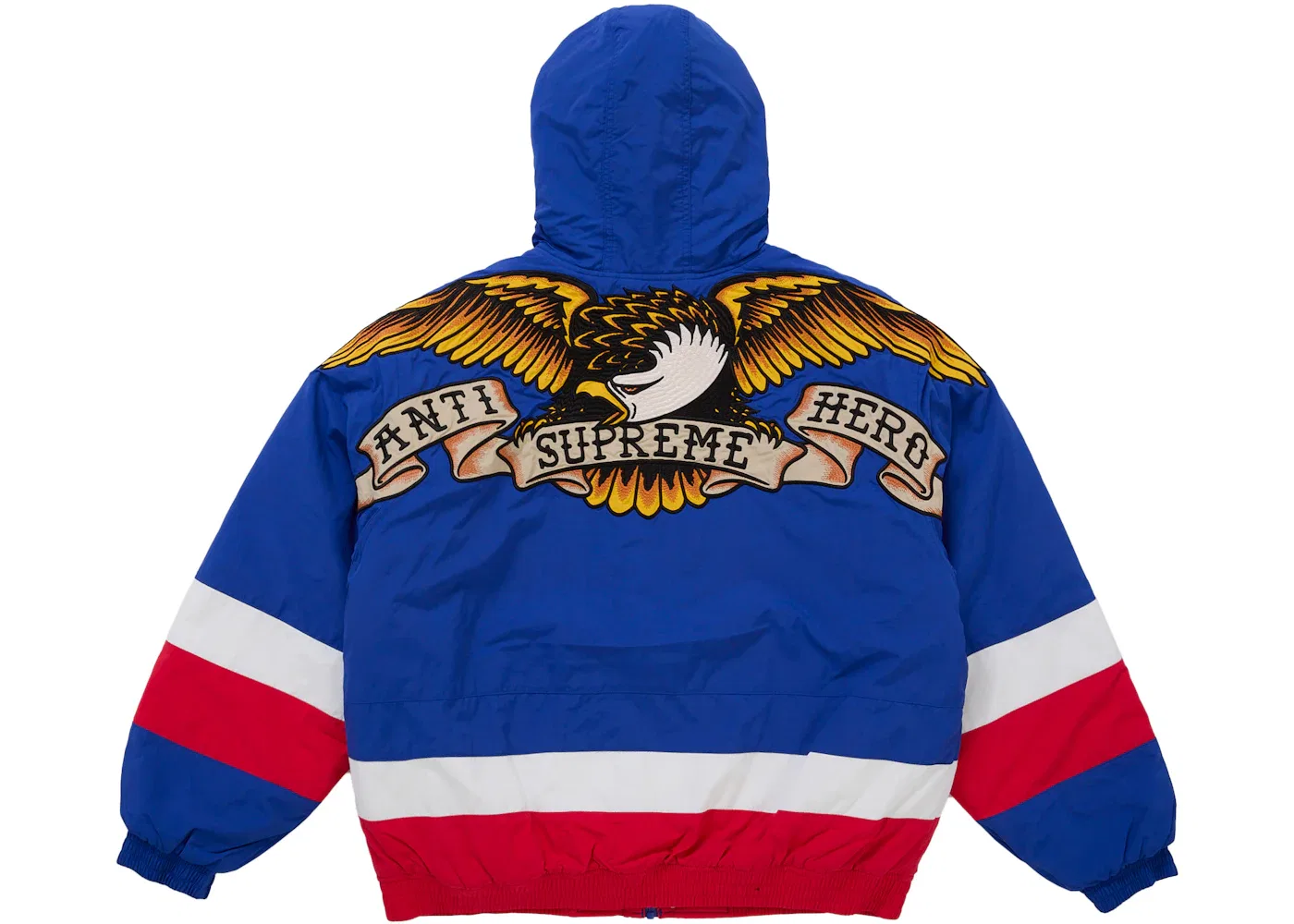 Мужская куртка-стадион с принтом ANTIHERO Supreme, Blue — фото 3