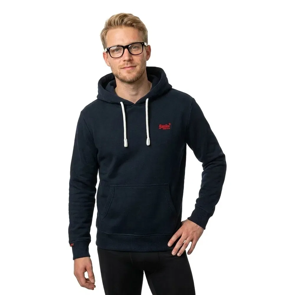 Худи классическое Essential Logo Superdry, черный — фото 3