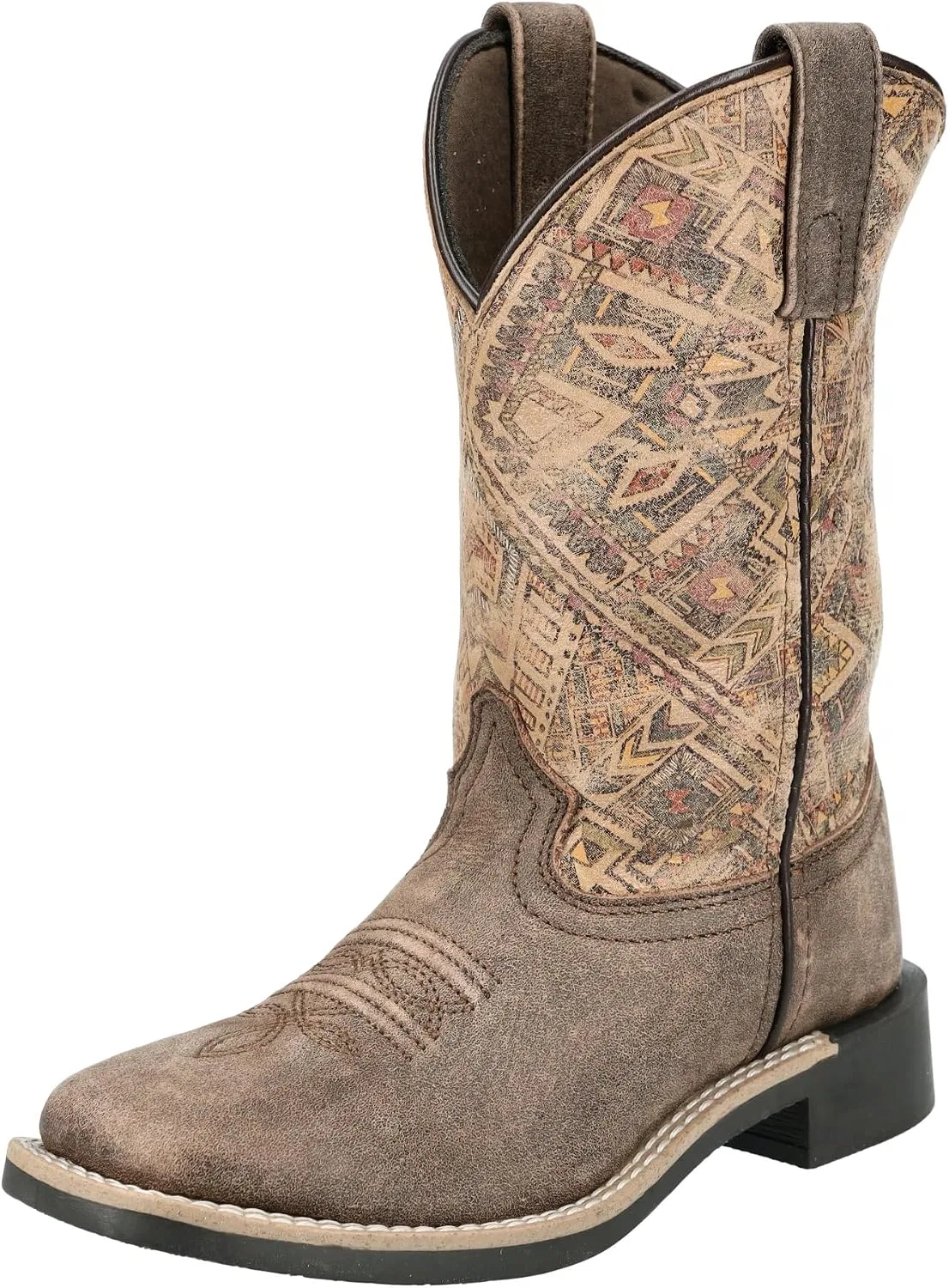 Детские сапоги для девочек из кожи Oasis Smoky Mountain Boots, Vintage Chocolate/Tan