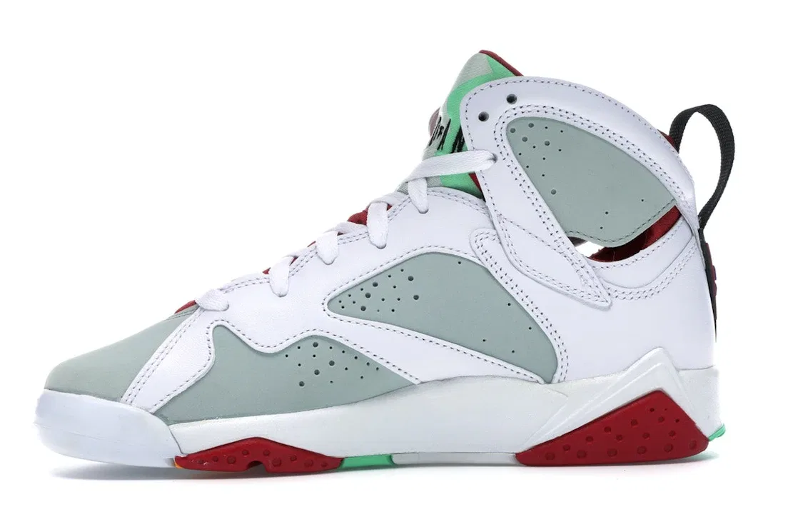 Детские кроссовки с принтом Jordan 7 Retro Jordan, White/True Red-Light Silver-Tourmaline — фото 3