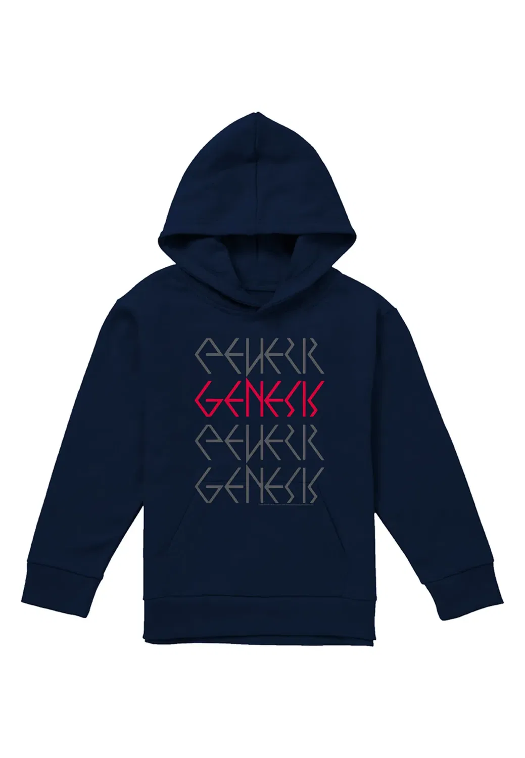 Детский худи с принтом Logo Repeat Youth Kids Pull-over Hoodie Genesis, Navy