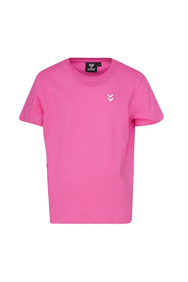 Детская футболка с геометрическим принтом Hummel, Pink