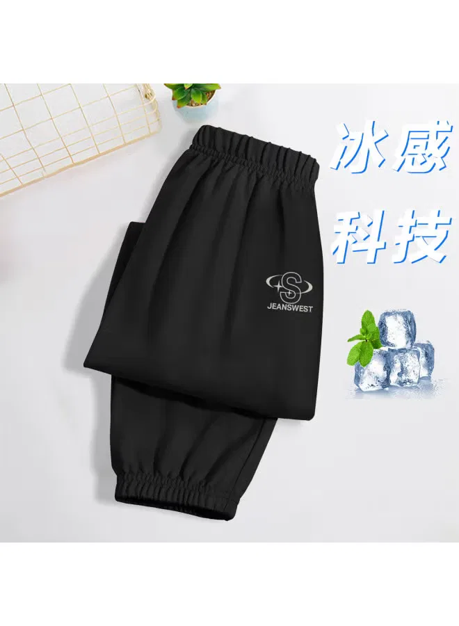 Брюки летние легкие дышащие для мальчиков Jeanswest, черный — фото 2
