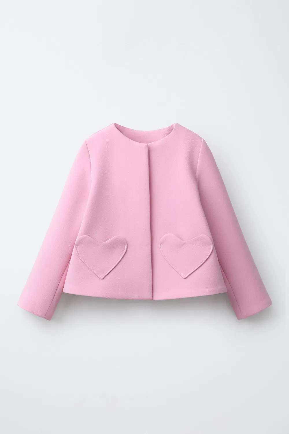 Куртка с карманами в форме сердца ZARA, Pink