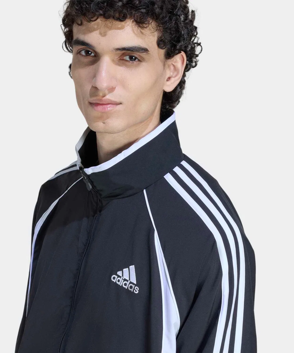 Мужское/Женское худи с принтом Teamgeist Adidas, Black — фото 3