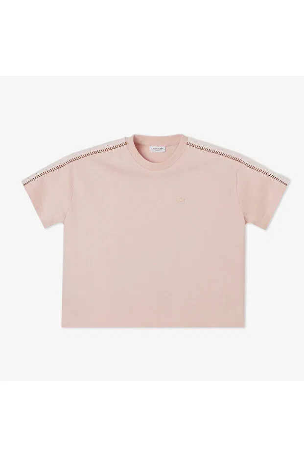 Футболка Lacoste Ady, свободного кроя, розовый — фото 3