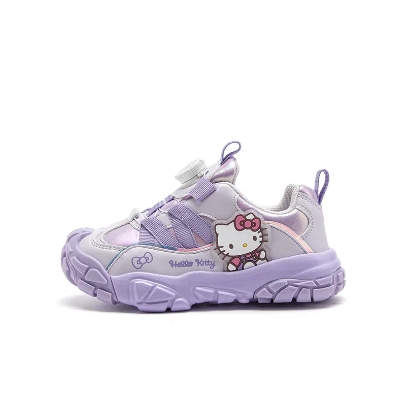 Детские кроссовки Hello Kitty с принтом Sanrio, Purple-Hello Kitty