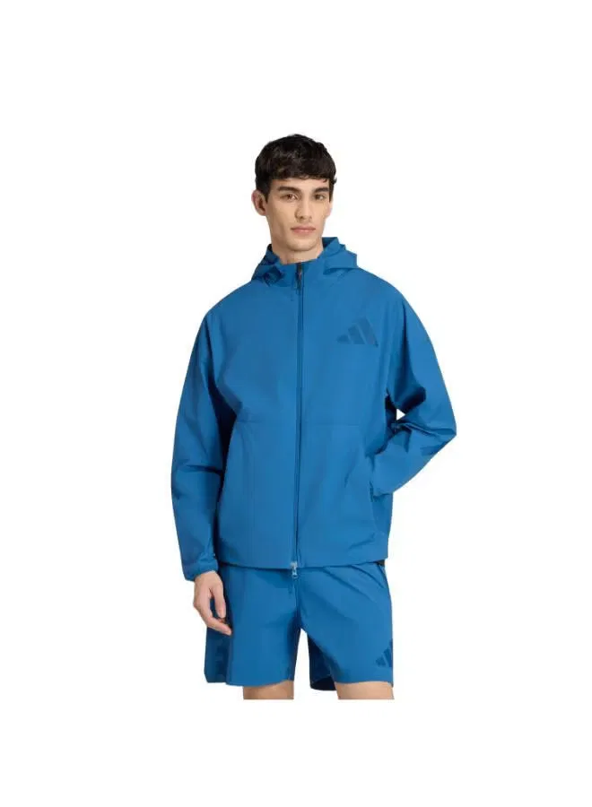 Куртка спортивная свободного кроя Z.N.E. Adidas, бирюзовый