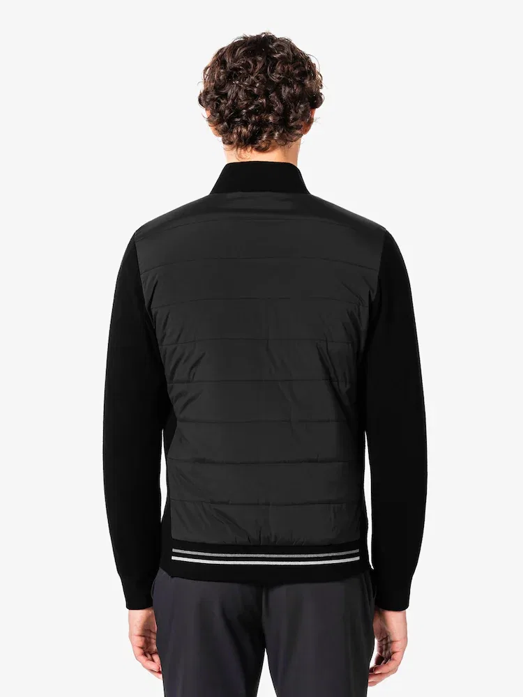 Свитер мужской с высоким воротником LACOSTE, Tiping Hybrid Full Zip — фото 3