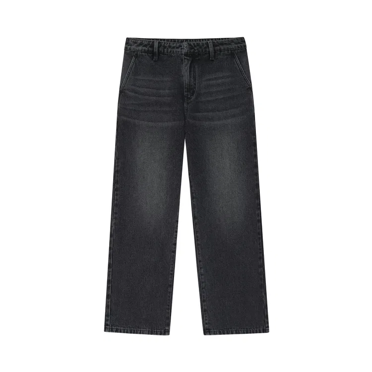 Детские джинсы прямого кроя Nice Rice, Washed Black