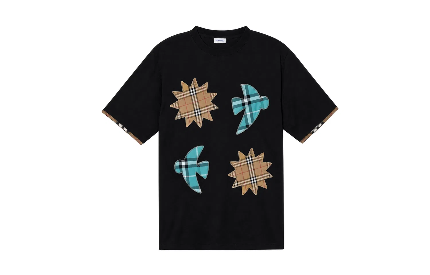 Мужская футболка с принтом Jet Bird Obsidian-Black Burberry, Black
