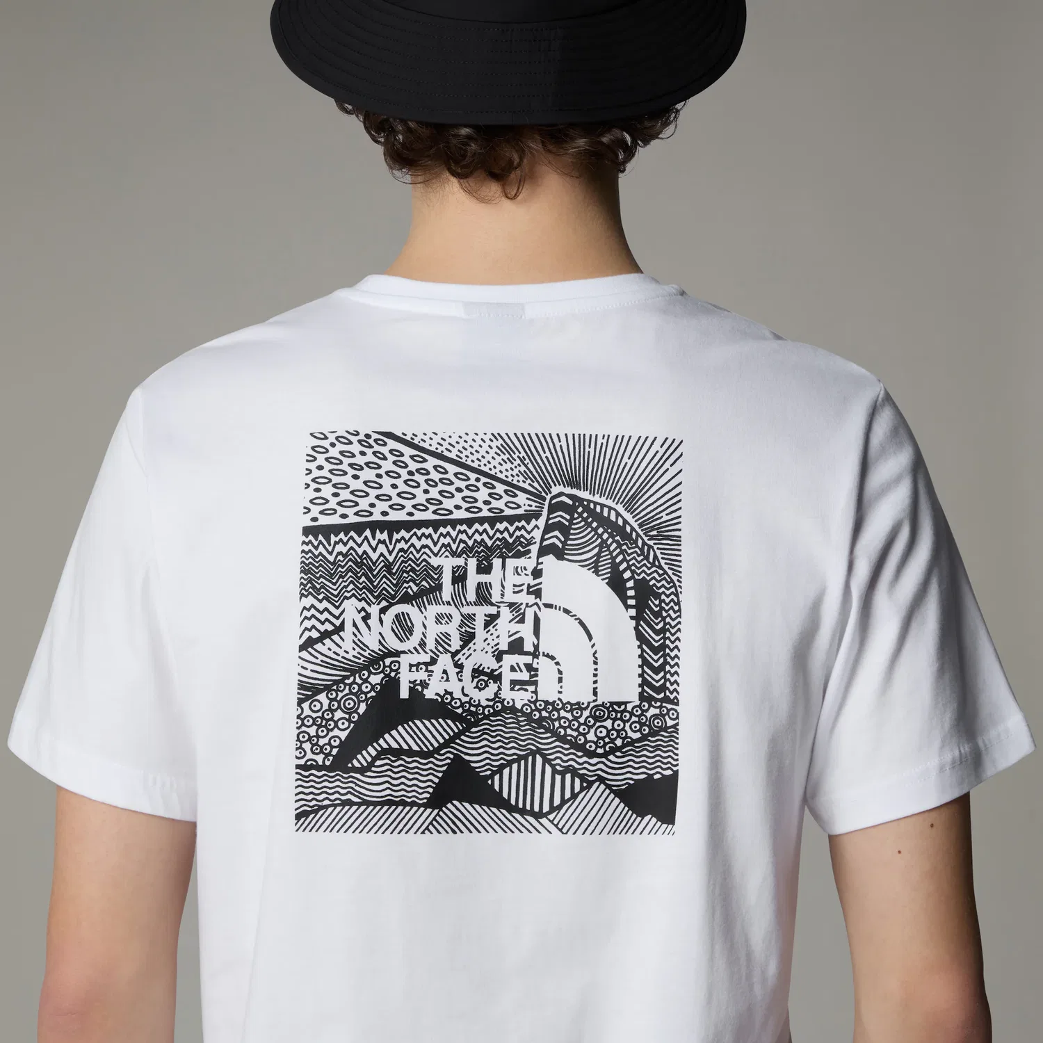 Детская хлопковая футболка с круглым вырезом The North Face, White — фото 2