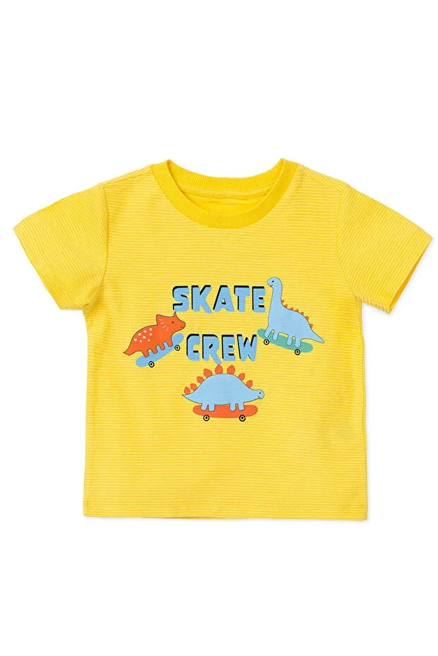 Детская футболка для мальчиков с принтом Hellobaby Ebebek Hello Baby, Yellow