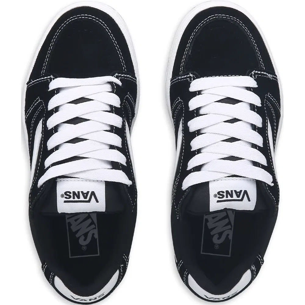 Детские скейтбордистские кроссовки Callum Vans, Black/White — фото 4