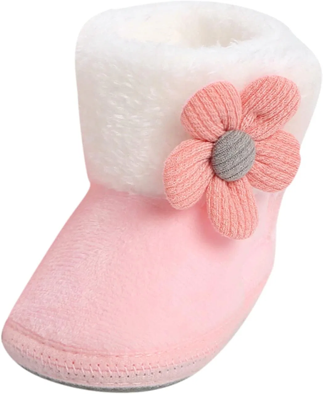 Детские ботинки для девочек с утеплённой подкладкой, модель Warm Fuzzy Lined Soft Boots, Pink