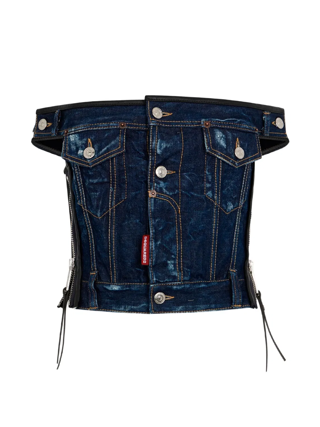 DSQUARED2 Топ Upside синий