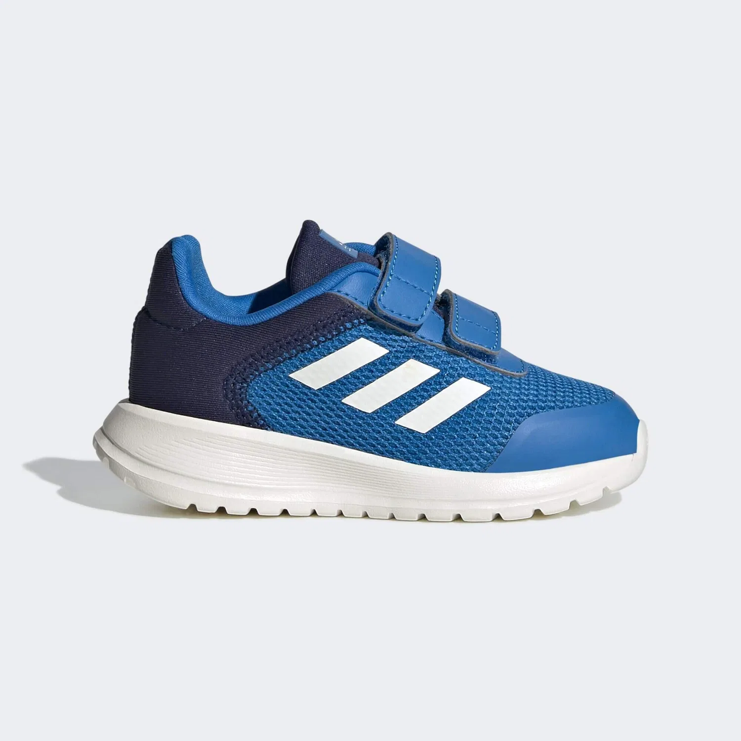 Детские кроссовки с липучкой Tensaur Run Adidas, Blau Weiss Dunkelblau — фото 2