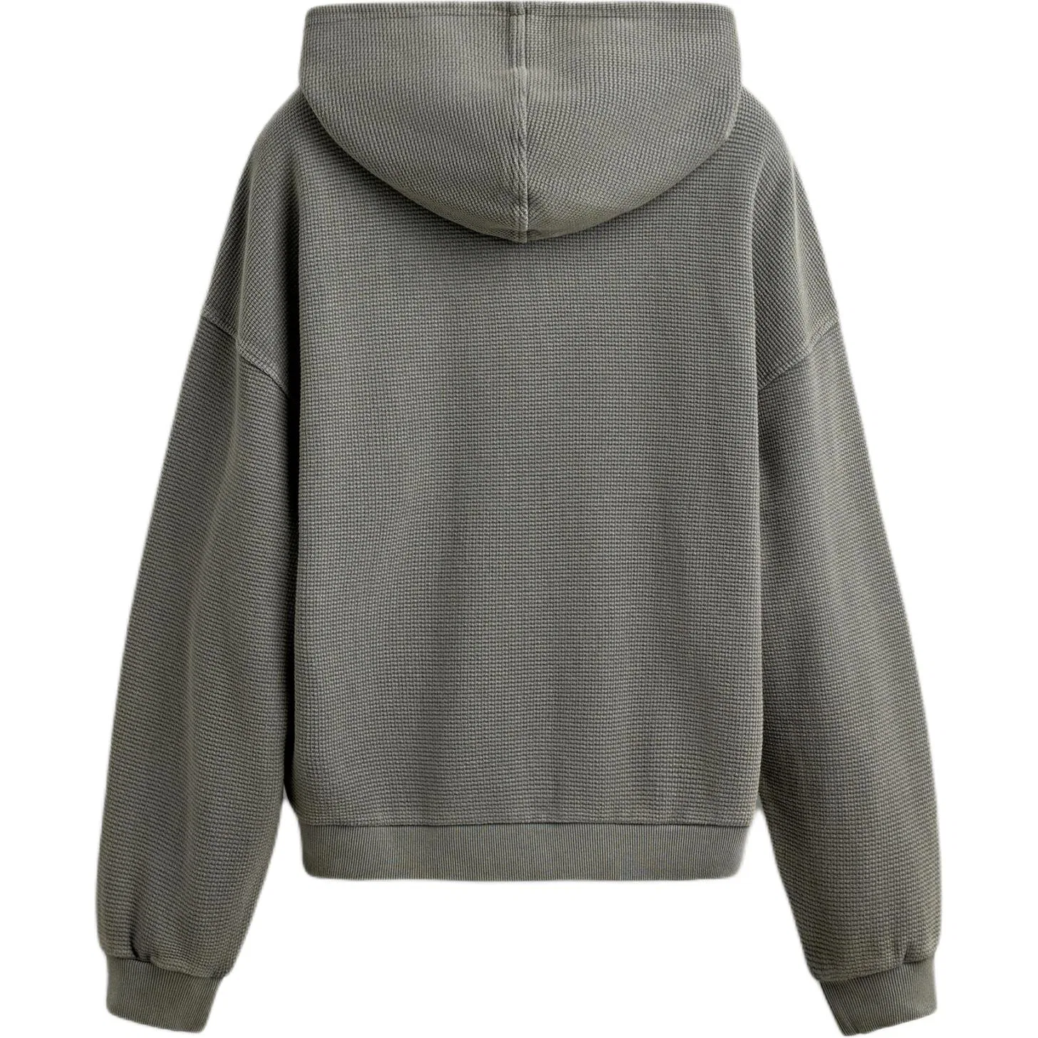 Мужская толстовка с капюшоном Light Gray ZARA, Light Gray — фото 3
