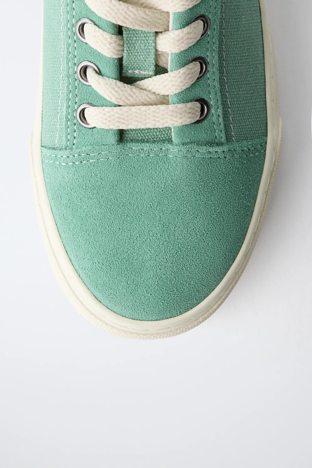 Контрастные кроссовки ZARA, Green — фото 4