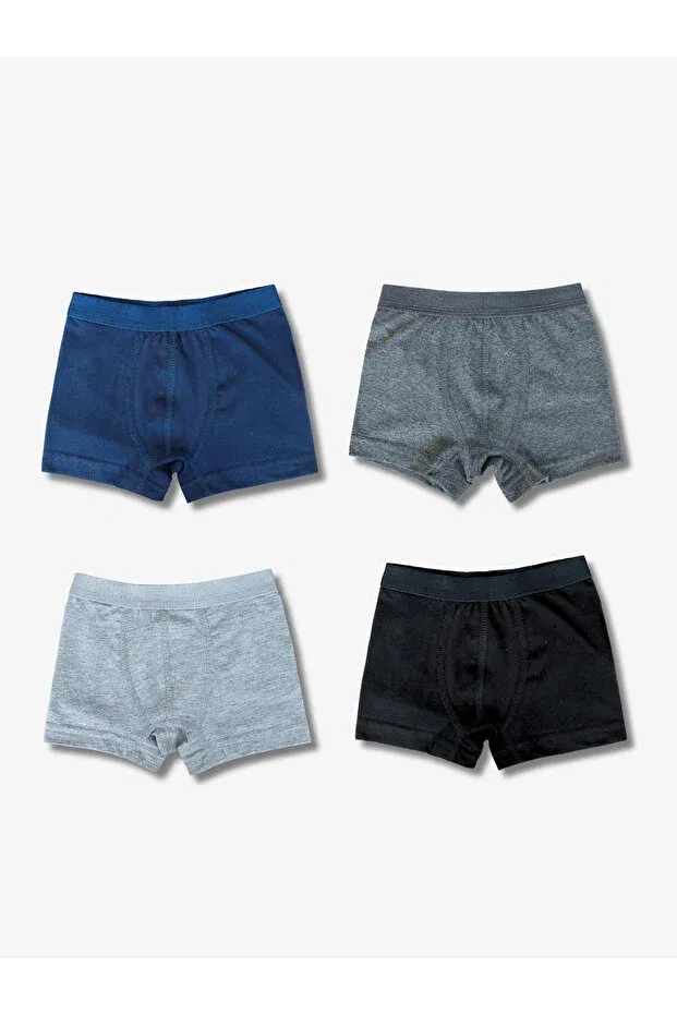 Детские боксеры для мальчиков с эластичным поясом Panfilia, Black-Grey-Navy Blue