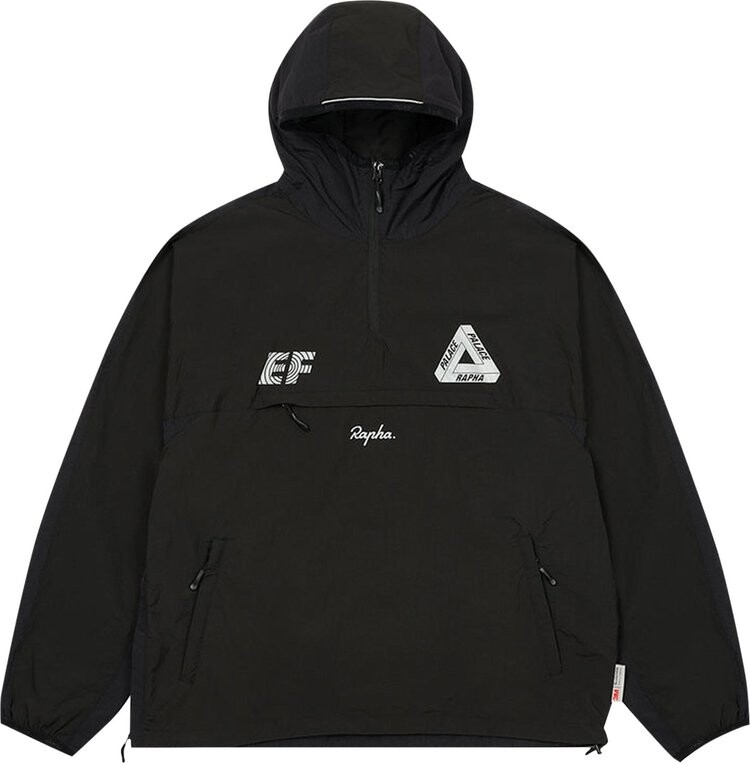 

Куртка Palace x Rapha EF Education First Pullover Jacket 'Black', черный