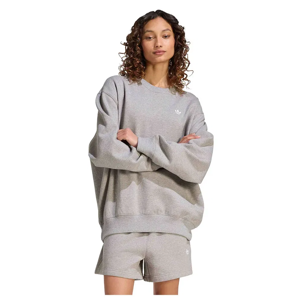 Толстовка флисовая оверсайз Adidas Originals, серый