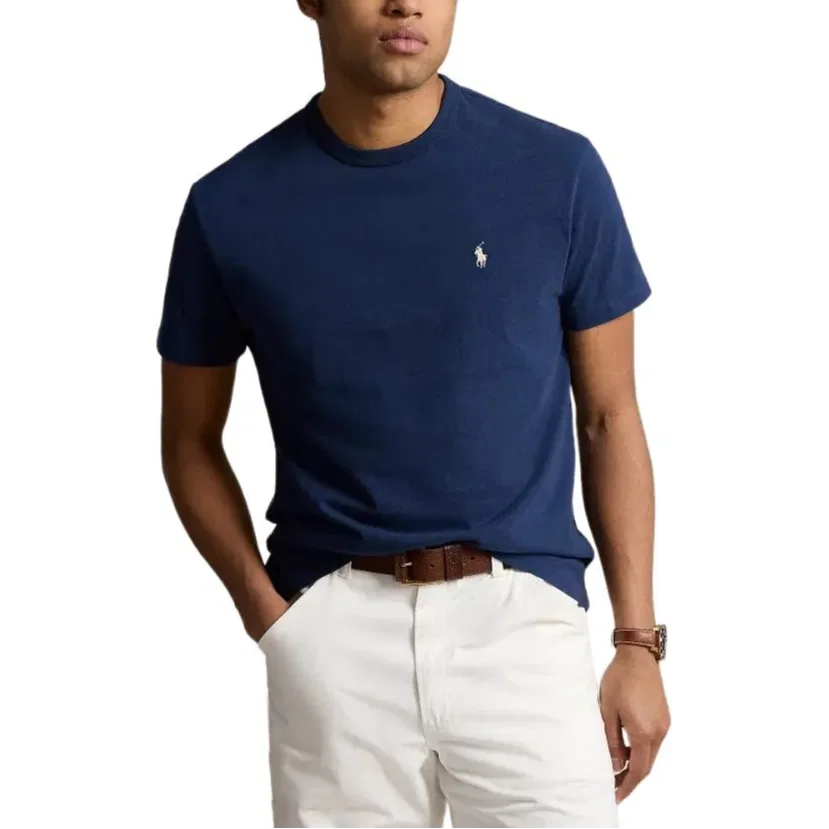 Футболка классическая Polo Ralph Lauren, Nautical Blue — фото 4