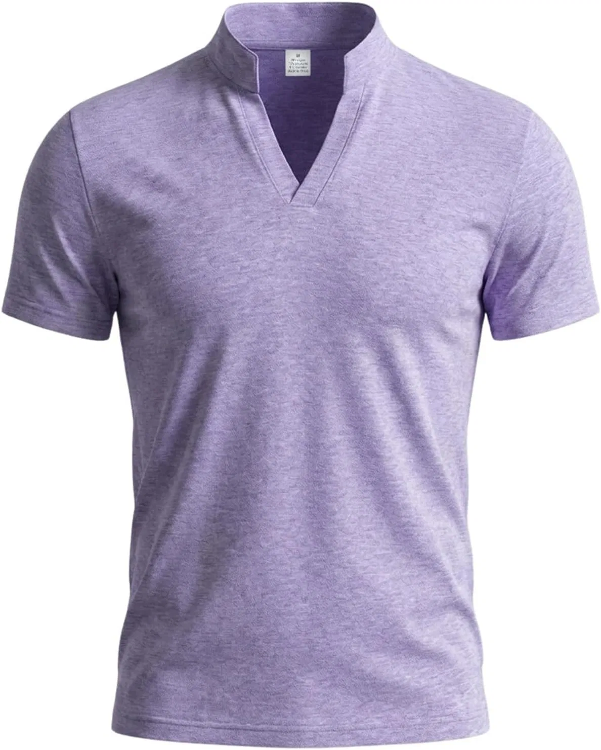 Мужская футболка с V-образным вырезом Regular Fit, Light Violet — фото 4