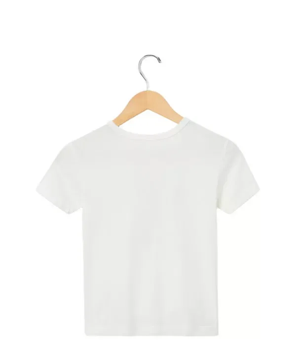 Детская футболка с принтом Hawaii Rainbow Tee Junk Food Clothing, Vintage White — фото 2