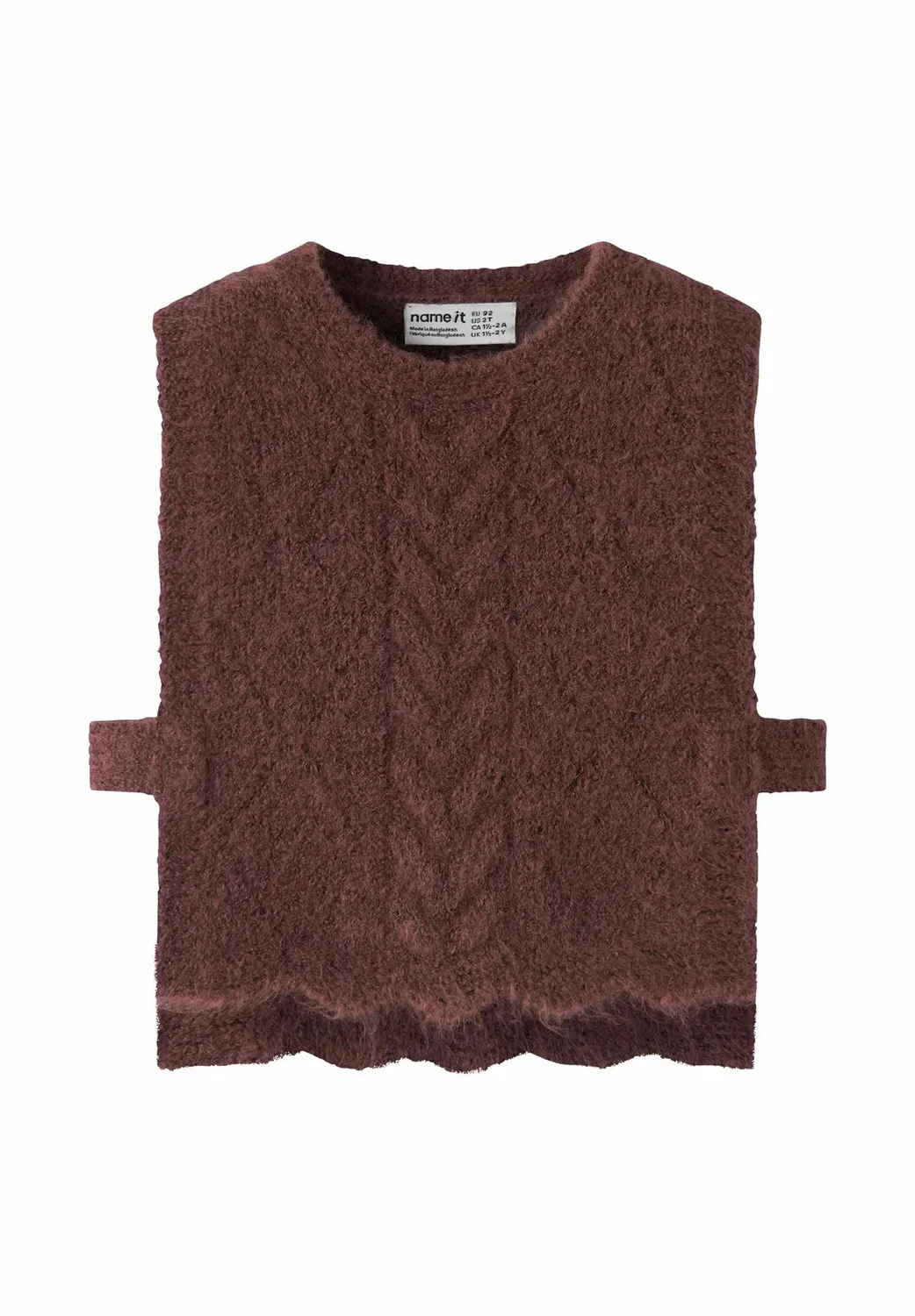 Strickweste raffinierter - жилет Name It, Wild Ginger1