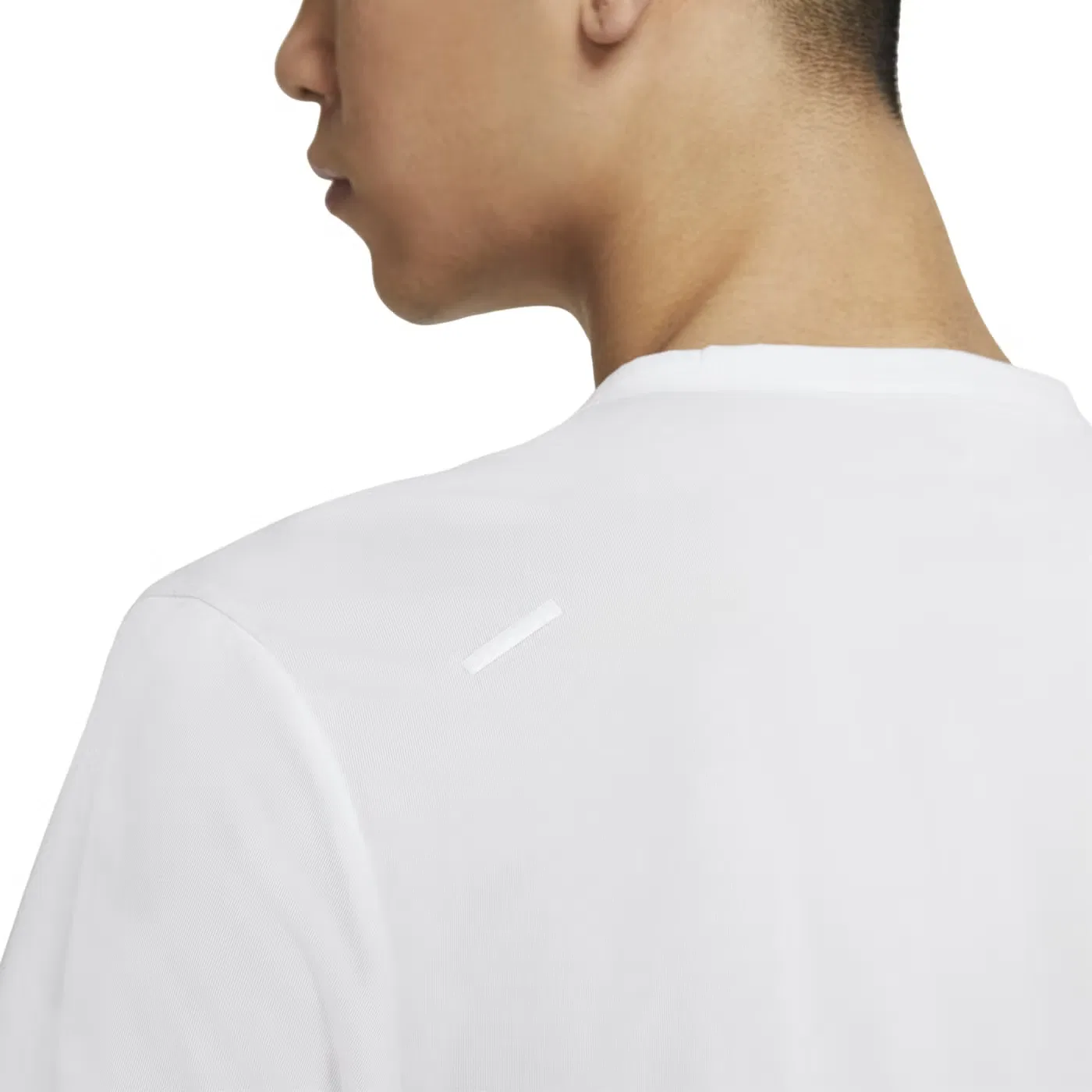 Футболка спортивная с круглым выворотом Dri-Fit Rise 365 Nike, белый — фото 4
